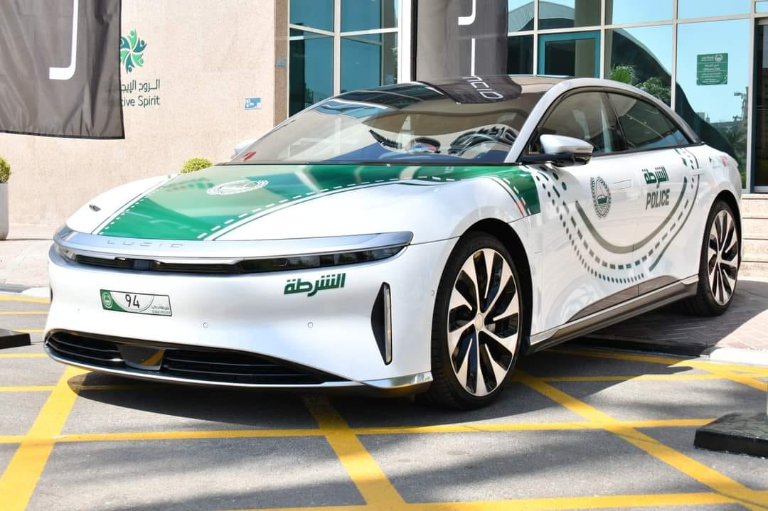 Dubai Police adds Lucid Air Grand Touring to Fleet