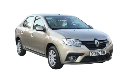 Renault Symbol 2022 rental in Dubai, providing a comfortable and budget-friendly option for travelers and residents in the UAE.