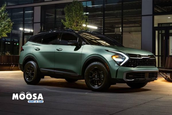 2017 Kia Sportage rental in Dubai: A stylish and spacious SUV available for rent, ideal for exploring the city and its surroundings.